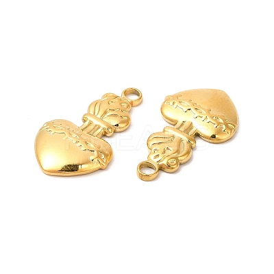 Ion Plating(IP) 304 Stainless Steel Pendants STAS-L268-023G-1