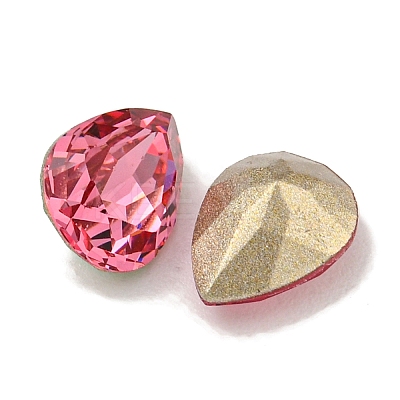 Glass Rhinestone Cabochons X-RGLA-L029-19C-1