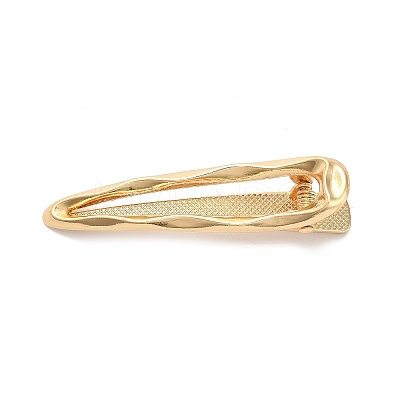 Alloy Alligator Hair Clips AJEW-A061-01C-G-1