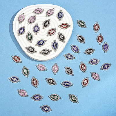 60 Pieces Virgin Mary Charm Connector Our Lady Virgin Mary Link Enamel Metal Charm Pendant JX330A-1