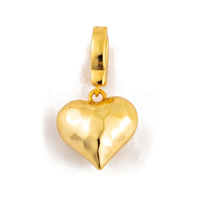 925 Sterling Silver Love Heart Pendants STER-P058-01A-G-1