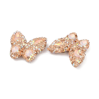 Handmade Polymer Clay Rhinestone Beads CLAY-NH0001-11B-1