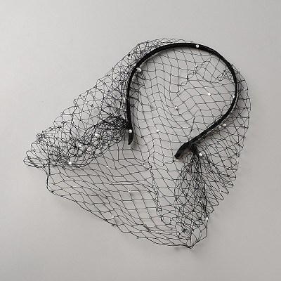Polyester Mesh Hair Band AJEW-WH20067-067-1