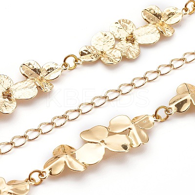 Brass Body Chain Belt NJEW-C00017-01-1