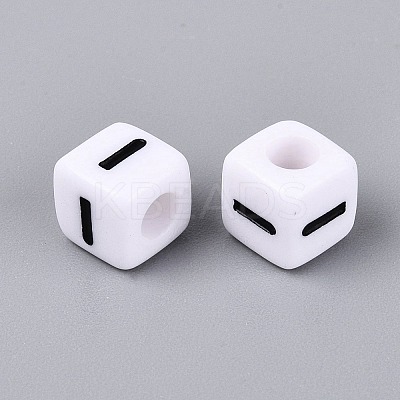 Opaque Acrylic Beads SACR-N020-04A-I-1