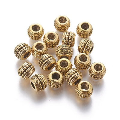 Tibetan Style European Beads GLF11511Y-NF-1