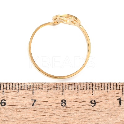 304 Stainless Steel Cuff Open Rings RJEW-D337-01C-G-1