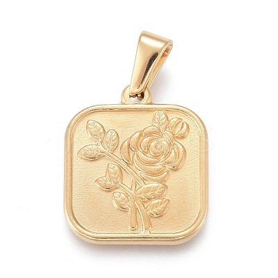 Valentine's Day 304 Stainless Steel Pendants X-STAS-F252-17G-1