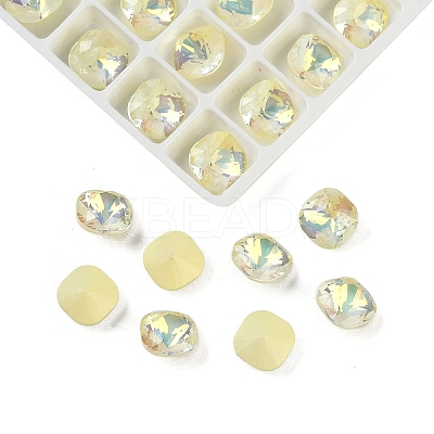 Pointed Back Glass Rhinestone Cabochons GGLA-S003-03B-1