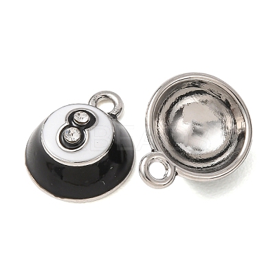 Alloy Rhinestone Pendants AL-CBA7256-02P-1