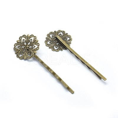 Iron Hair Bobby Pin Findings IFIN-L032-05AB-NF-1
