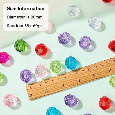 230G Transparent Acrylic Beads OACR-SZ0001-80-1