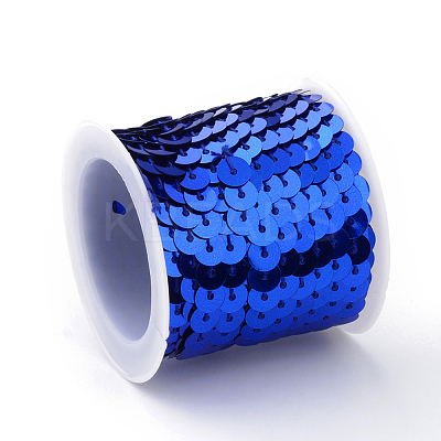 Eco-Friendly Plastic Paillette Beads PVC-Q092-6mm-5-1
