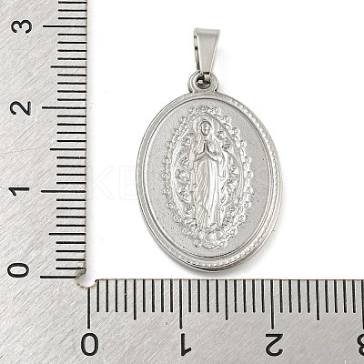 Non-Tarnish 304 Stainless Steel Pendants STAS-B071-02A-18P-1