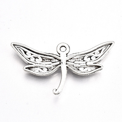 Tibetan Style Alloy Pendants X-TIBE-S323-027AS-RS-1