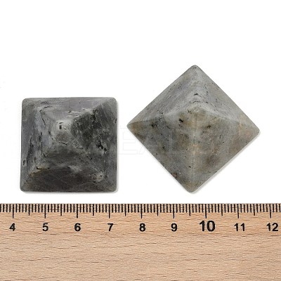 Natural Labradorite Orgonite Pyramid Display Decorations G-C186-07H-1