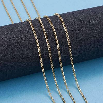 3.28 Feet Ion Plating(IP) 304 Stainless Steel Cable Chains X-CHS-H007-55G-1
