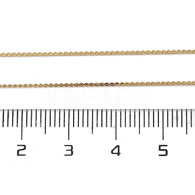 Ion Plating(IP) 304 Stainless Steel Serpentine Chain Necklace for Men Women NJEW-G076-01A-G-1
