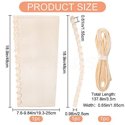 1 Set Women's Wedding Dress Zipper Replacement DIY-GF0007-46-1