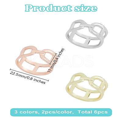 6Pcs 3 Colors Alloy Scarf Clips Brooches AJEW-LP0002-19-1