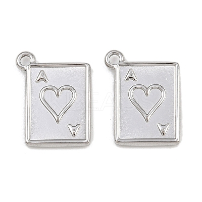 304 Stainless Steel Pendants STAS-L303-16P-1