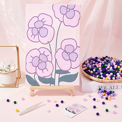 DIY Soft Balls Painting Kit for Children DIY-GF0010-13B-1