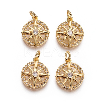 Brass Pendants X-KK-I656-16G-1