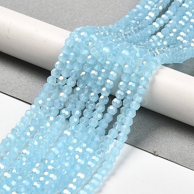 Imitation Jade Glass Beads Stands EGLA-A035-J4mm-B04-1