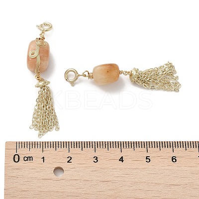 Natural Red Aventurine Pendant Decorations G-M409-17G-1