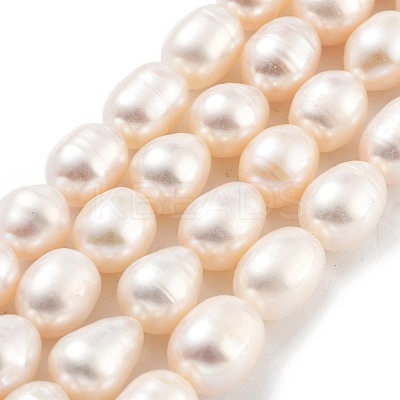 Natural Cultured Freshwater Pearl Beads Strands PEAR-P062-14D-X-1