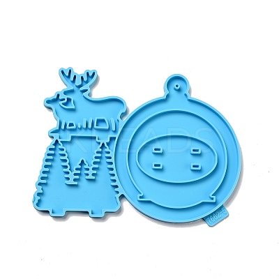 DIY Christmas Theme Silicone Molds DIY-A034-03A-1