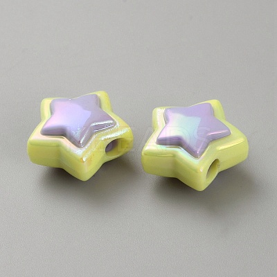Opaque Acrylic Beads LS-SACR-CJC0009-B01-02-1