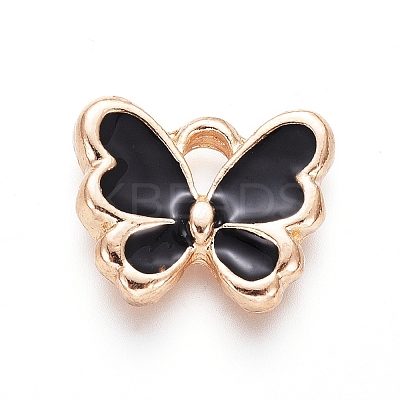 Light Gold Plated Alloy Charms LS-ENAM-L029-06B-1