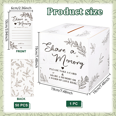 Paper Message Box AJEW-WH0696-371A-1