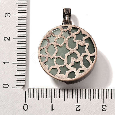 Natural Green Aventurine Pendants G-P560-01R-01-1