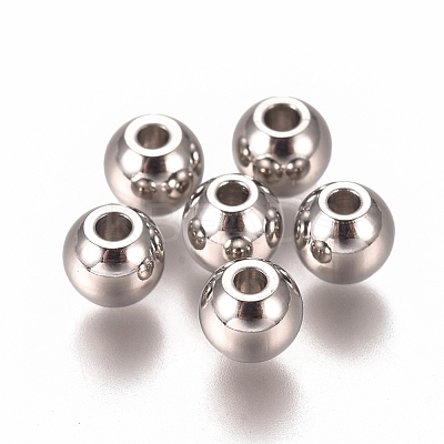 Tarnish Resistant 201 Stainless Steel Spacer Beads STAS-I137-01J-P-1