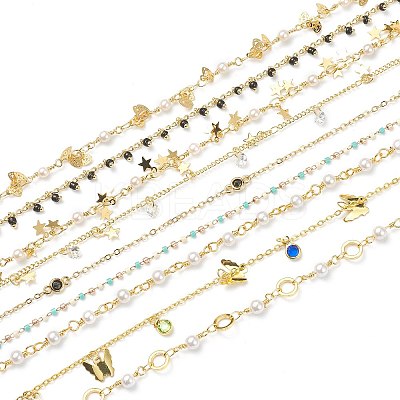 Handmade Brass Beaded Chains CHC-XCP0001-13-1