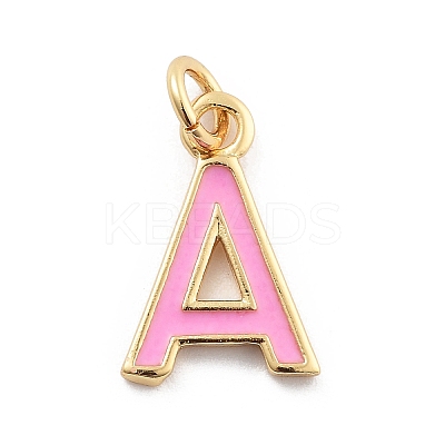 Rack Plating Brass Pendants KK-C065-02-G-1-1
