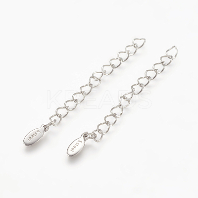 Tarnish Resistant 304 Stainless Steel Chain Extender STAS-L201-15P-1