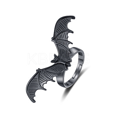 Halloween Adjustable Brass Cuff Open Rings WG86211-02-1