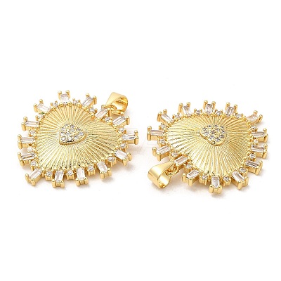 Rack Plating Brass Pendants KK-R146-06G-1