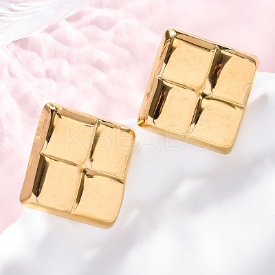 304 Stainless Steel Stud Earrings for Women EJEW-F357-03G-03-1