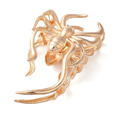 Halloween Alloy Claw Hair Clips for Women Girls AJEW-A056-06D-G-1