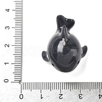 Marine Theme Opaque Resin Pendants RESI-P047-01H-P-1