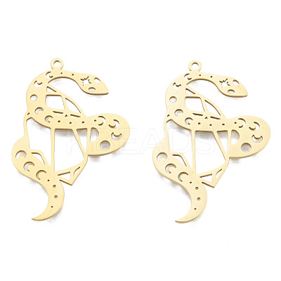 201 Stainless Steel Pendants STAS-N090-LA948-2-1