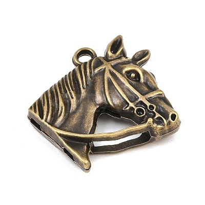 Tibetan Style Alloy Pendants AL-CBA2376-31AB-1