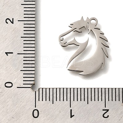 201 Stainless Steel Pendants STAS-R136-19P-1