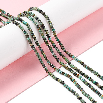 Natural African Turquoise(Jasper) Beads Strands LS-G-F717-02A-1