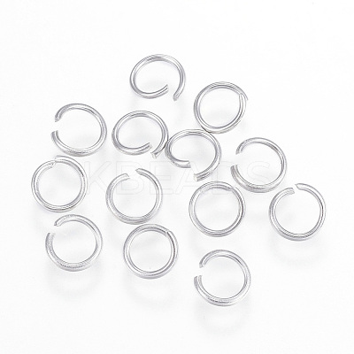 Tarnish Resistant 304 Stainless Steel Open Jump Rings STAS-F110-07P-1