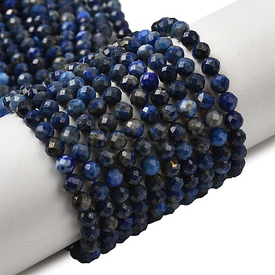 Natural Lapis Lazuli Beads Strands G-T108-36-1-1